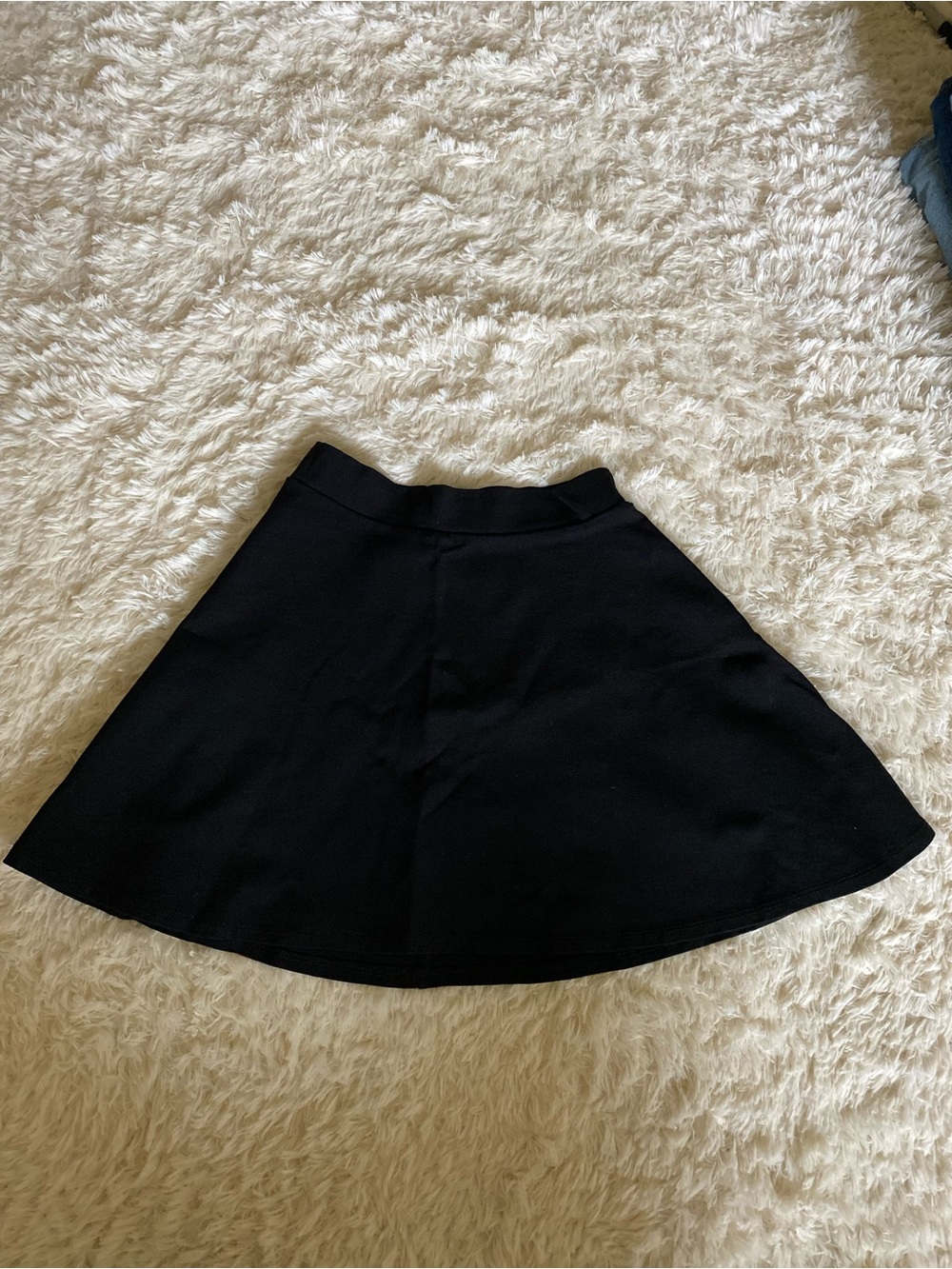 Charlotte Russe Black Circle Skater Skirt